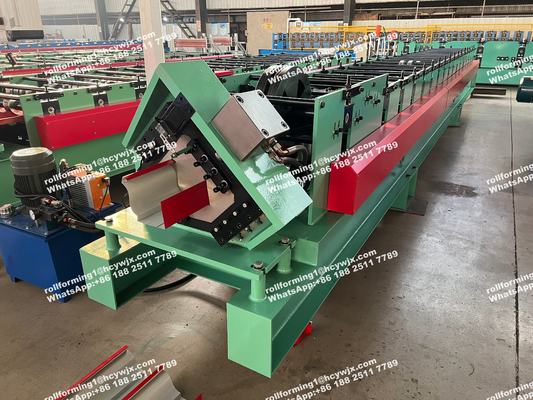 Stahl / Aluminium / Kupfer-Rinnenmaschine für Regenwasser-Rinnenprofile