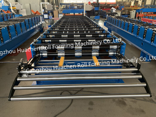 15 Stationen Wandplatten Rollformmaschine mit 45# Stahlkonstruktion und Kettenantrieb für eine effiziente Produktion