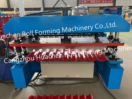 Single-layer roof tile forming machine, corrugated metal tile making machine, corrugated sheet forming machinery