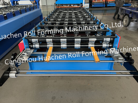 Vollautomatische Maschine zur Herstellung von Metall-Golfdachplatten Maschine zur Herstellung von Dachplatten