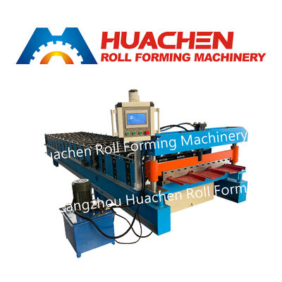 Metall, Stahl, Dach-/Wand-/Dachplatten, Metallbleche, Herstellung, Walzformmaschine