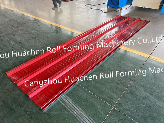 Metall, Stahl, Dach-/Wand-/Dachplatten, Metallbleche, Herstellung, Walzformmaschine