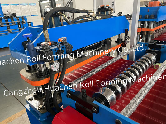 Blechdachmaschine, Maschine zur Herstellung von Dachziegeln, Well- und Trapez-Dachziegel-Rollformmaschine