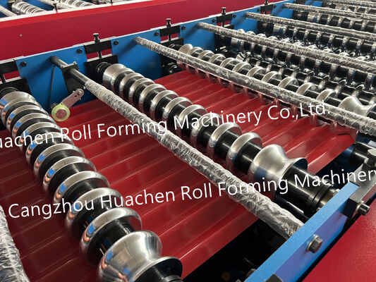 Blechdachmaschine, Maschine zur Herstellung von Dachziegeln, Well- und Trapez-Dachziegel-Rollformmaschine