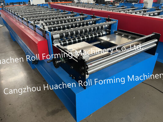 Blechdachmaschine, Maschine zur Herstellung von Dachziegeln, Well- und Trapez-Dachziegel-Rollformmaschine