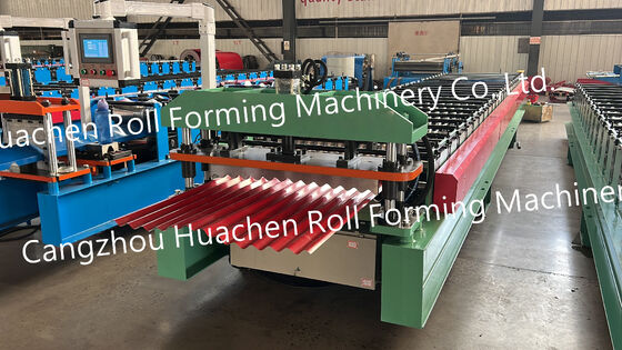 Wave-shaped profile sheet forming machine / Suitable for the construction industry / Tile manufacturing machine