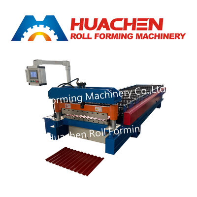 Stahlplatten Trapezdachprofilplattenformmaschine Ibr Dachplatten-Spuleformmaschine Produktionslinie