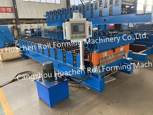 Stahlplatten Trapezdachprofilplattenformmaschine Ibr Dachplatten-Spuleformmaschine Produktionslinie