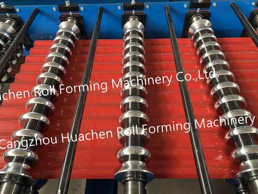 Stahlplatten Trapezdachprofilplattenformmaschine Ibr Dachplatten-Spuleformmaschine Produktionslinie