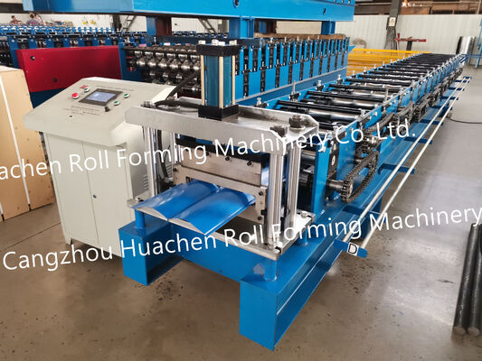 Single Layer Aluminium Panel Roof Tile Roll Forming Step Tiles Machine