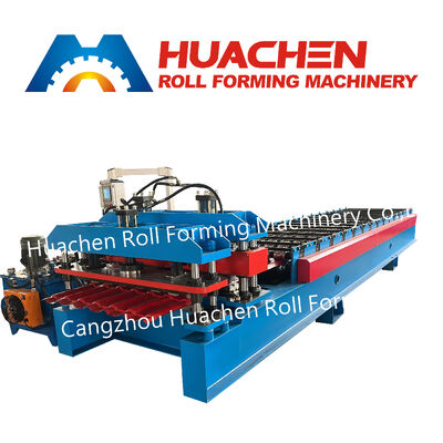 Hocheffiziente, zahnradgetriebene Trapezblech-Profiliermaschine