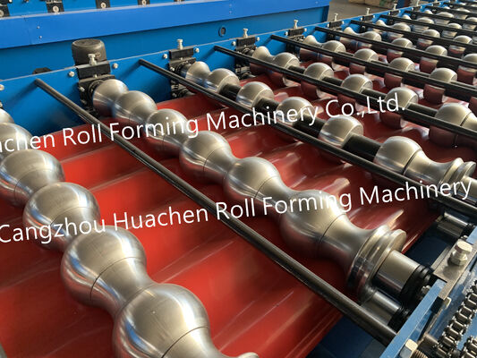 Stahlziegel-Dachblech-Rollformmaschine für Baumaterialien