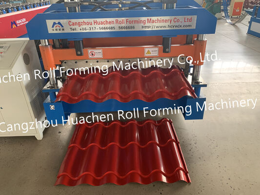 Stahlziegel-Dachblech-Rollformmaschine für Baumaterialien