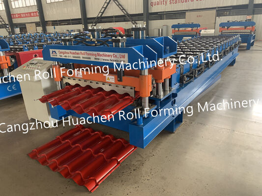 Stahlziegel-Dachblech-Rollformmaschine für Baumaterialien