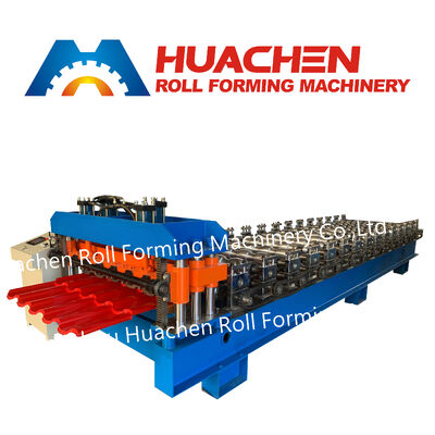Single-layer durable galvanized sheet steel roof panel forming machine