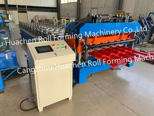 Single-layer durable galvanized sheet steel roof panel forming machine