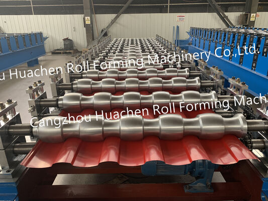 Single-layer durable galvanized sheet steel roof panel forming machine