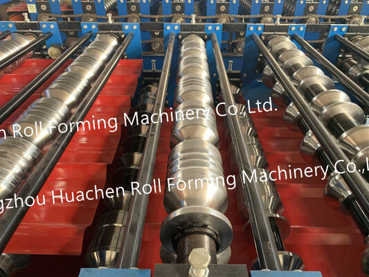 Maschine zur Herstellung von Metall-Stahl-Roll-Dachblechen Doppelschicht-Verglasungsteile-Formmaschine