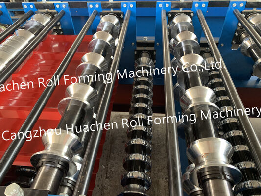 Hochleistungs-Metalldachfliesen Doppelschicht-Fliesenpressmaschine Hersteller