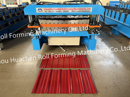 Doppelschicht-Dachrollenformmaschine Ibr & Step Fliesenblattmachine