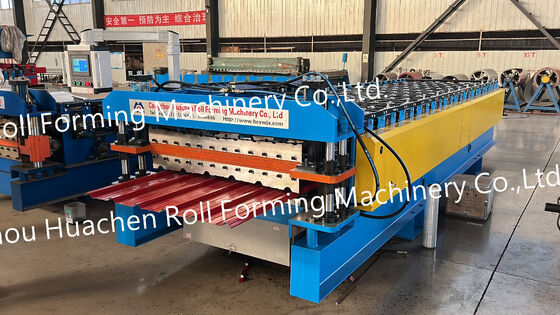 Doppelschicht-Dachrollenformmaschine Ibr & Step Fliesenblattmachine