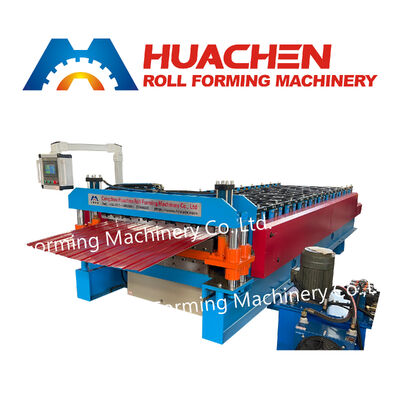 Hochwertige Multifunktionsplatte Doppelschicht-Rollformmaschine Zink-Dachblechmachine Dachplattenmaschine