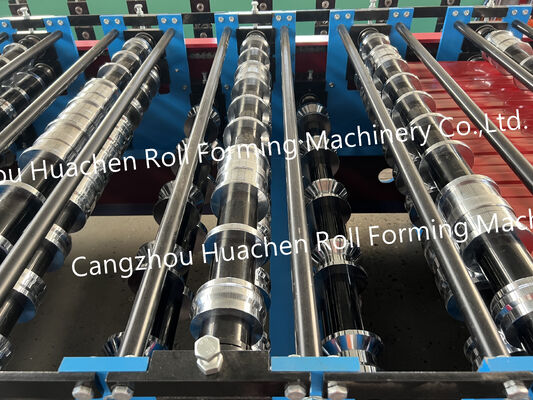 Hochwertige Multifunktionsplatte Doppelschicht-Rollformmaschine Zink-Dachblechmachine Dachplattenmaschine