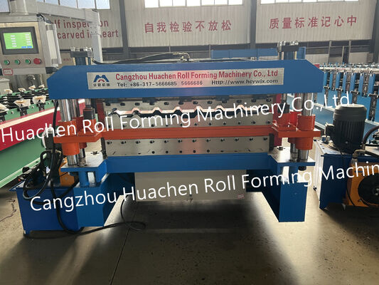 Maschine zur Herstellung von Metall-Stahl-Dachplatten