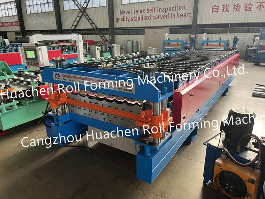 Maschine zur Herstellung von Metall-Stahl-Dachplatten