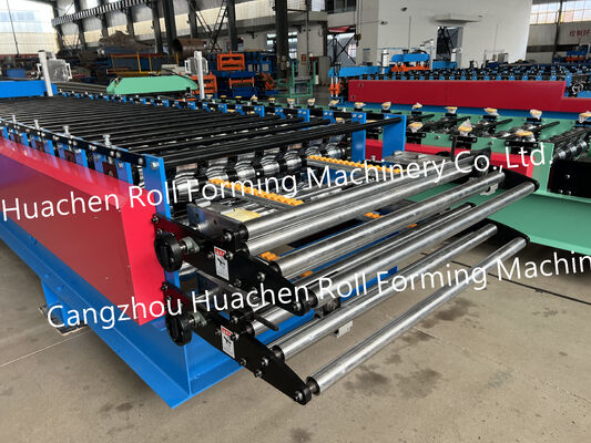 Maschine zur Herstellung von Metall-Stahl-Dachplatten