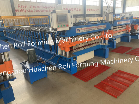 Outlet-Doppelschicht-Dachziegel-Rollformmaschine aus China