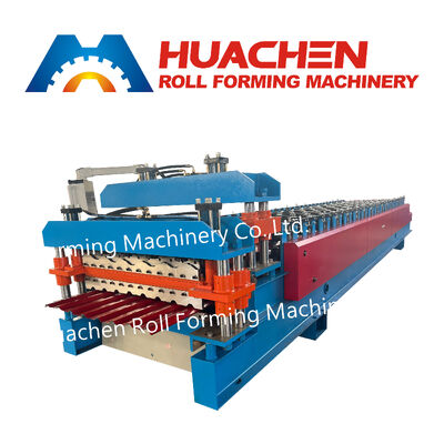 Maschine zur Verformung von Dach- und Wandplatten