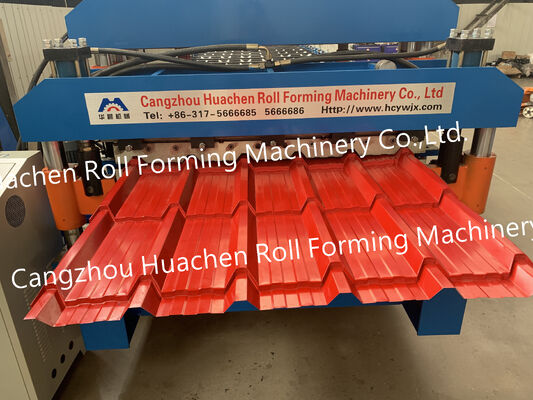 Hochwertige Rollformmaschine für die Blechumformung von Dachblechen