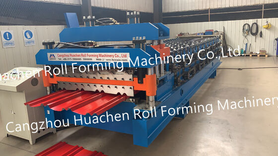 Hochwertige Rollformmaschine für die Blechumformung von Dachblechen