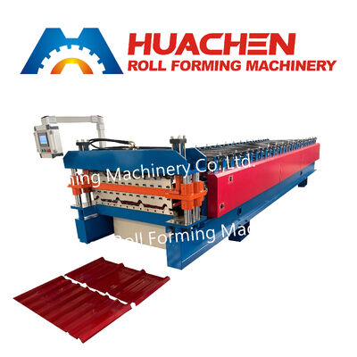 Maßgenaue Rollformmaschine für glasierte Dachziegel aus Aluminium