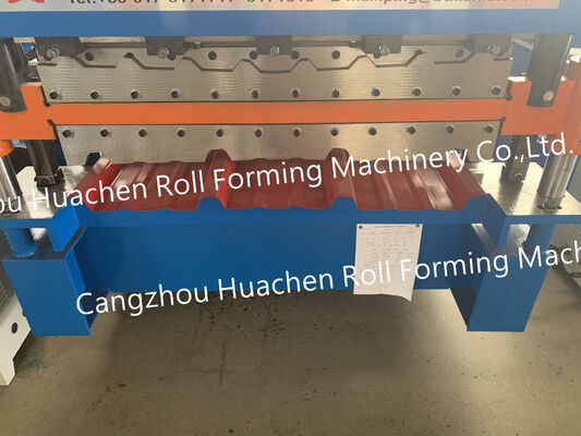 Maßgenaue Rollformmaschine für glasierte Dachziegel aus Aluminium