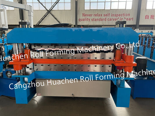 Hochwertige und häufige automatische Dachfarbe Stahlblech-Metallrollenformmaschine