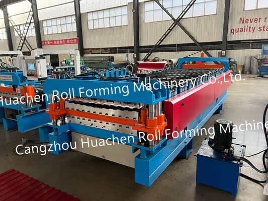 Hochwertige und häufige automatische Dachfarbe Stahlblech-Metallrollenformmaschine