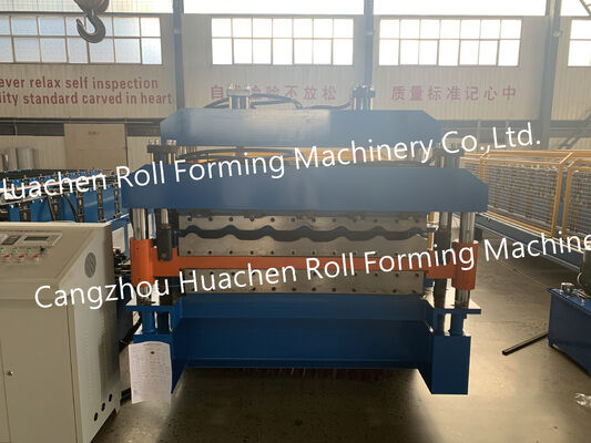 Doppelschicht trapezförmige Rollenformmaschine für Metalldecken