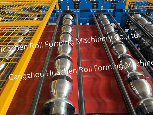 Doppelschicht trapezförmige Rollenformmaschine für Metalldecken