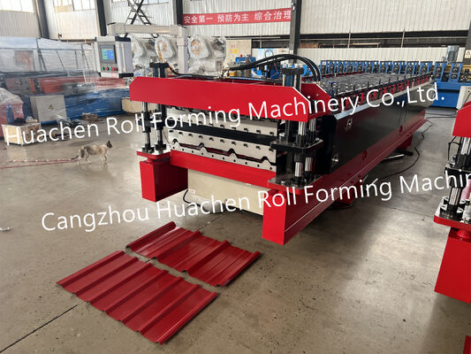 Vollautomatische Trapezblech-Rollformmaschine für Metalldachplatten