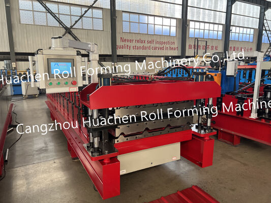 Hochwertige Stahlspule Welldach-Kaltbiegen-Formmaschine
