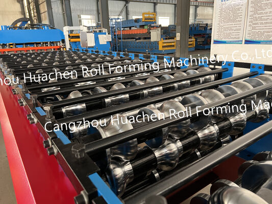 Maschine zum Walzen von Wellplatten für das Dach, zweischichtige Dachfliesenwalzmaschine