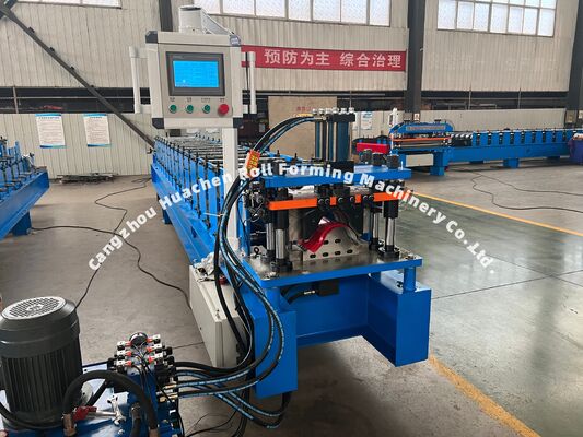 Hochleistungs-Metallfirsthauben-Rollformmaschine für die Dachziegelindustrie