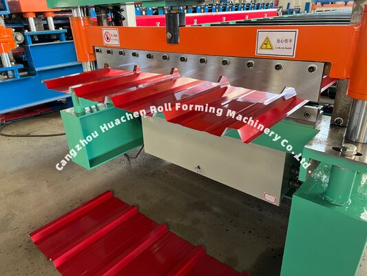 Outlet-Doppelschicht-Dachziegel-Rollformmaschine aus China