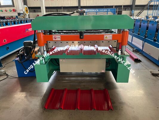 Outlet-Doppelschicht-Dachziegel-Rollformmaschine aus China