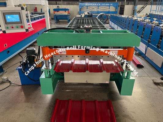 Outlet-Doppelschicht-Dachziegel-Rollformmaschine aus China