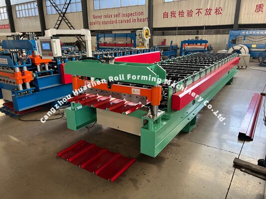 Outlet-Doppelschicht-Dachziegel-Rollformmaschine aus China