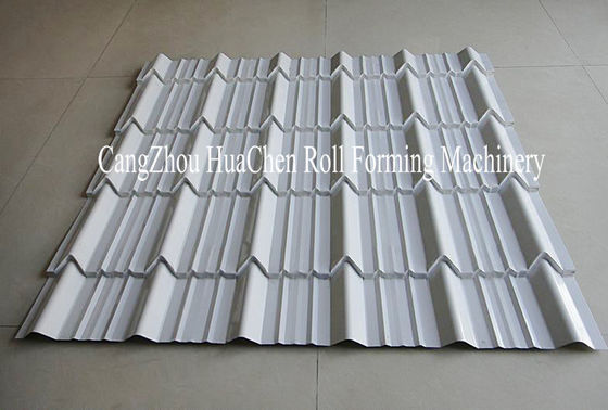 70 mm Schachtdurchmesser Doppelschicht-Rollformmaschine mit 11-Reihe-Roller und PLC-Steuerung