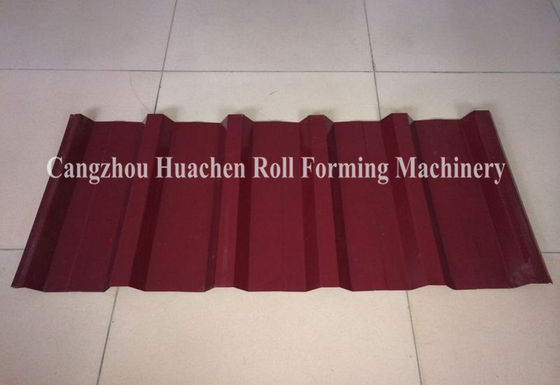 Waagerecht ausgerichtete Doppelschicht-Verdoppelungrolle, die Maschinen-Dach-Platte für Wände bildet